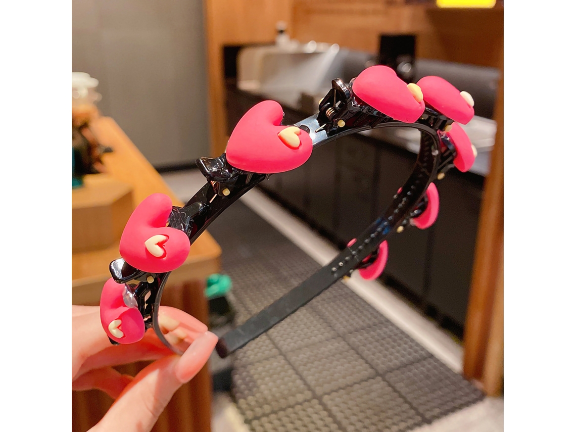 Vlrla-cute Heart Shape Girls Cabeloband Para Daily Life