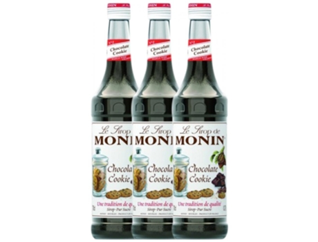 Licor MONIN Schnapp Monin Sirope Chocolate Cookie (0.7 L - 3 unidades)