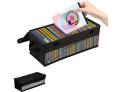 Soporte Portátil Transparente Para Cd, 2 Unidades, Bolsa De Almacenamiento De Gran Capacidad De Tela No Tejida. Organizador.