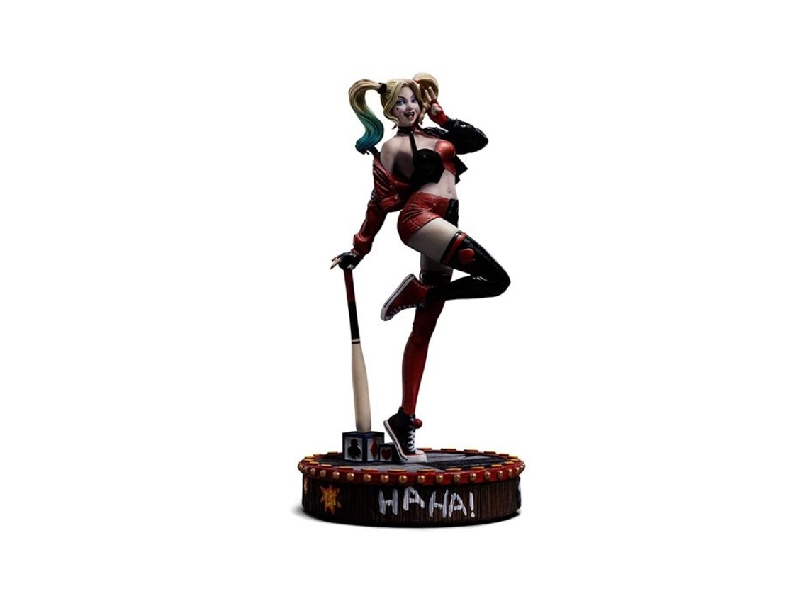 Estatua de Harley Quinn de las Sirenas de Ciudad Gótica de DC Comics a escala 1/10 de 22 cm de Iron Studios