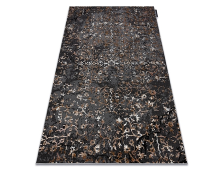 Alfombra de Luxe Moderna 2080 Ornamento Vintage - Structural Gris (140 x 190 cm)