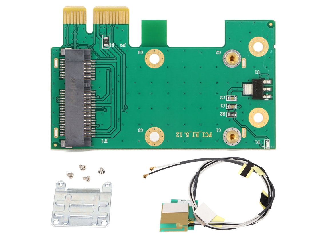 Adaptador de tarjeta de red Mini PCIe a PCIe, de alta calidad, ligero y portátil, con PCB.