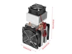Kit de sistema de refrigeración DIY con enfriador electrónico semiconductor de 12 V y 72 W
