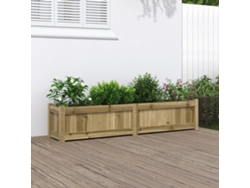Maceta - Maceta de jardín 150x31x31cm Madera de pino impregnada HARLANV1