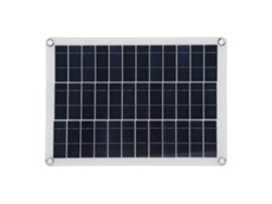 Panel solar monocristalino de 15 W y 12 V para cámara con soporte para zumbador