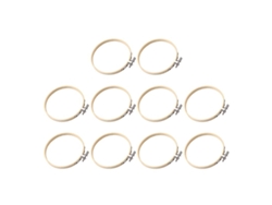 10 piezas anillo de bambú hecho a mano ALLINLESS