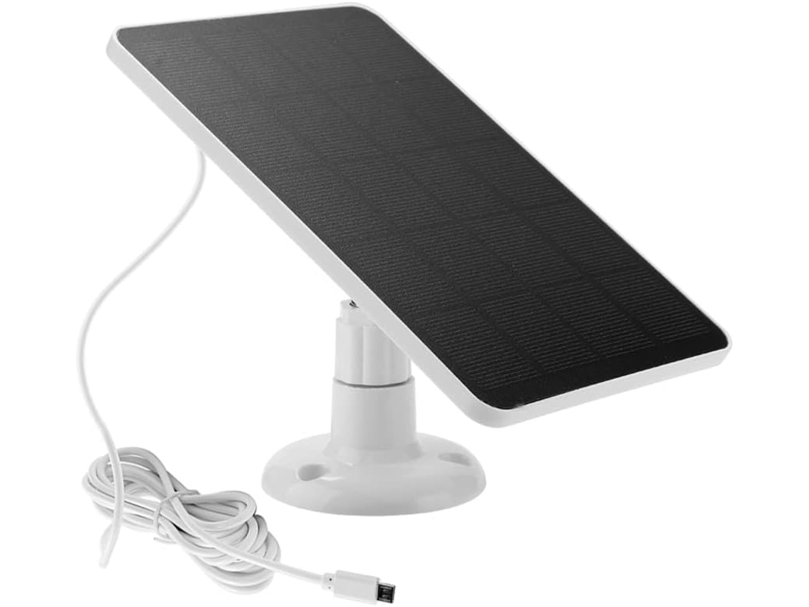 Cargador De Panel Solar Impermeable De 10 W Con Cámara De Seguridad Para El Hogar