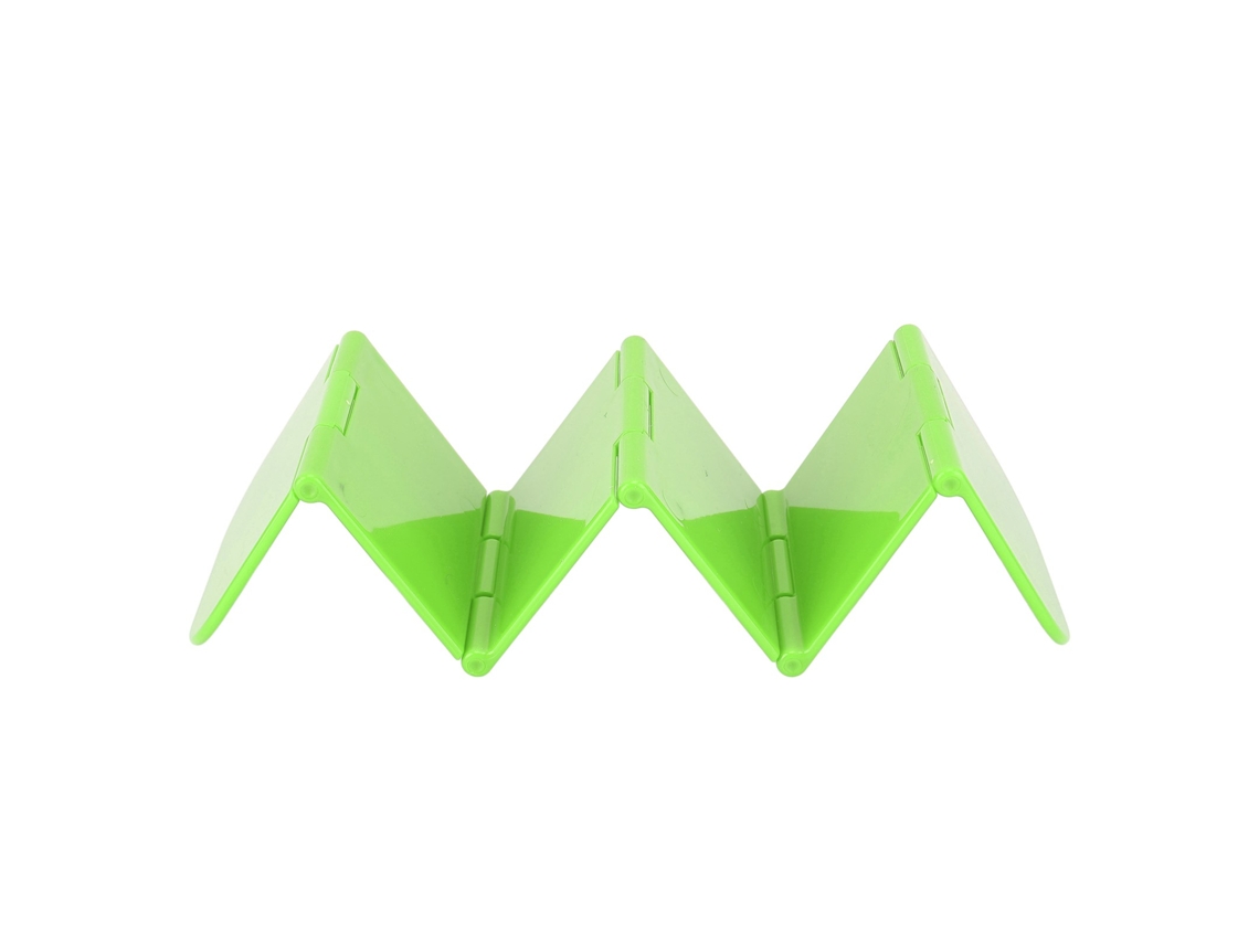 Soporte Para Tacos Estable Y Práctico, Fabricado En Abs, Apto Para Lavavajillas Y Microondas, Ideal Para Fiestas, Color Verde Claro.