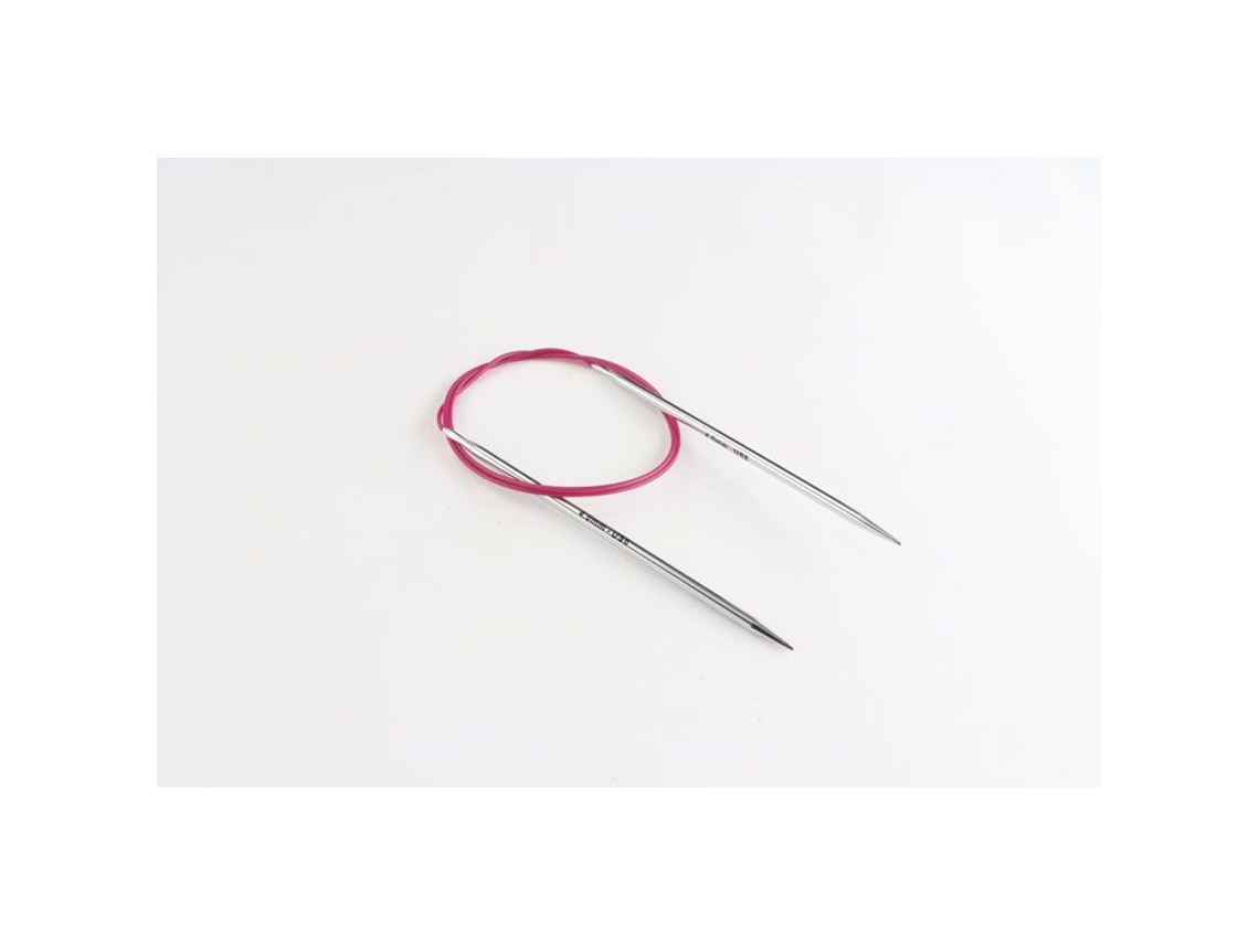 Agujas circulares fijas Knit Pro Ebony 60 cm 4,5 mm