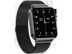 Reloj inteligente E86, pulsera inteligente, temperatura corporal, ECG, presión arterial, podómetro, frecuencia cardíaca, sueño, negro, Yizhood