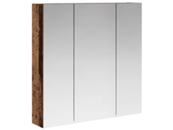 Maison Exclusive - Armario Con Espejo De Baño Madera Vieja 70 X 14,5 X 70 Cm