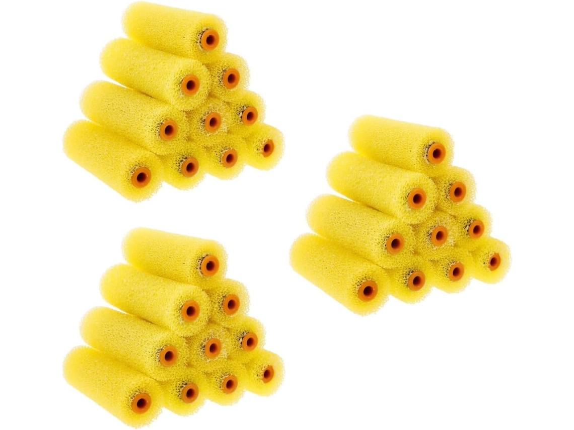 30 Unidades De Fundas Para Rodillos Con Textura Para Pintura De Esponja Para Decoración De Paredes.