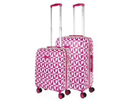 Juego De Maletas Pc AGATHA RUIZ DE LA PRADA Mirror fucsia (44X67x24 Cm - 64L)