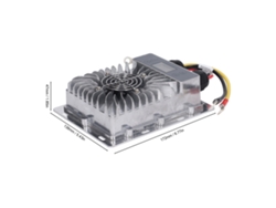 Controlador de carga solar MPPT de 600 W, entrada de 17,8 V, salida de 10,3 V, módulo reductor para baterías