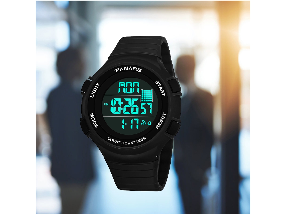 Reloj Deportivo Hombre Panars Luminoso Impermeable Doble Hora Calendario