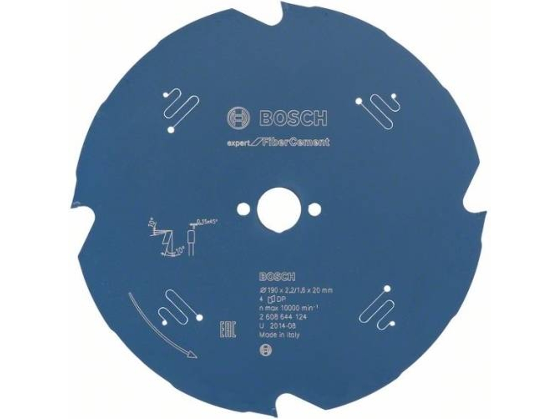 Disco de Sierra Circular BOSCH Expert para Cemento 190x20x2.2 mm - 4