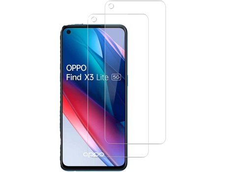 Kit 2 Protectores OPPO Find X3 Lite Cristal Templado Case-Friendly