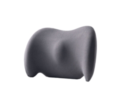 Cojín de apoyo lumbar para silla de oficina para aliviar el dolor de espalda gris Siurn