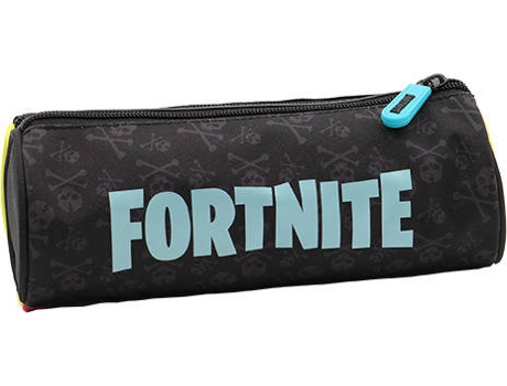 Estuche FORTNITE (Negro y Azul - Poliéster - 22x8x8 cm)