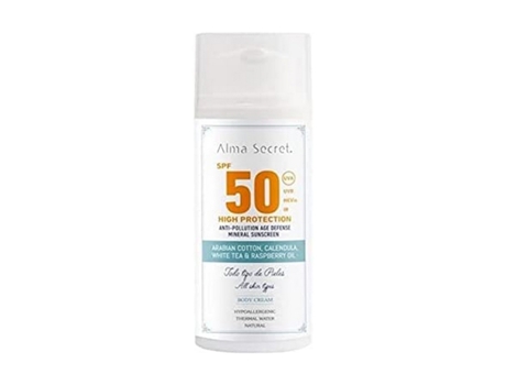 Protector Solar Alma Secret High Protection Crema Spf 50 (100 Ml)