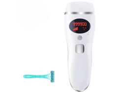 Depilación láser permanente para mujeres, dispositivo IPL para uso doméstico, 999.900 destellos para rostro y brazos, color blanco Yizhood