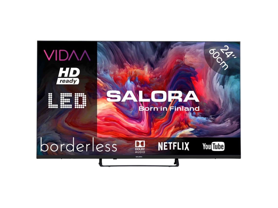 Fod24hv Smart TV 24 Pulgadas HD Ready Vidaa TV Smart TV 24 Pulgadas Salora