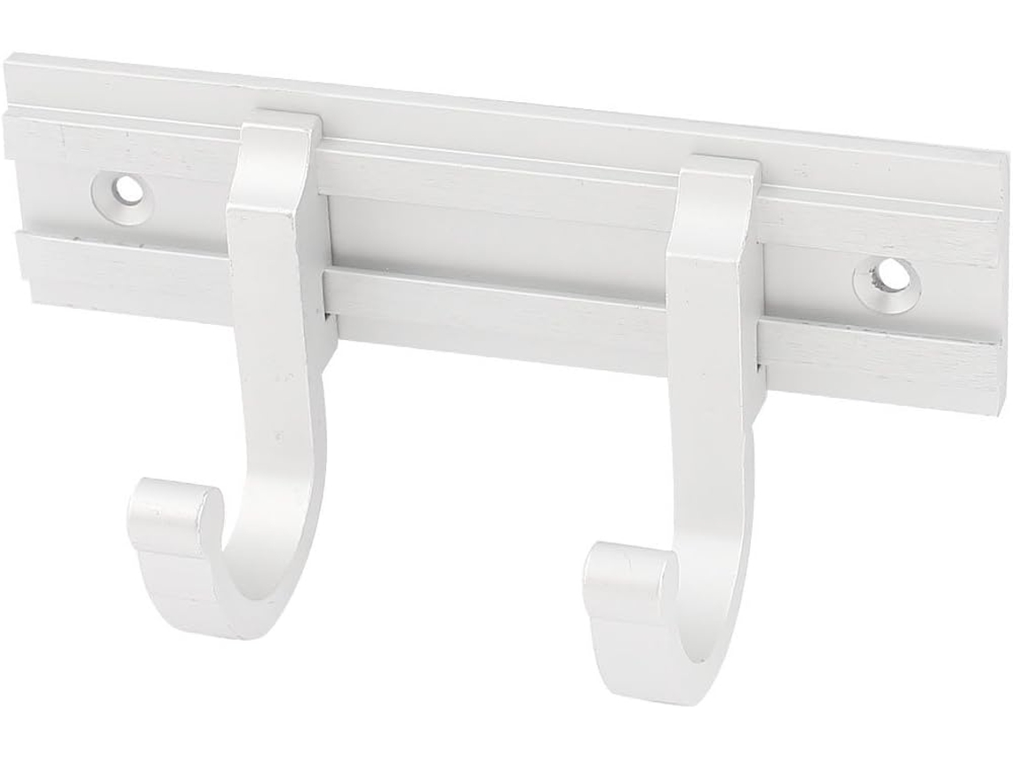 Gancho De Pared De Aluminio Para 2 Perchas, Toallas, Abrigos Y Ropa