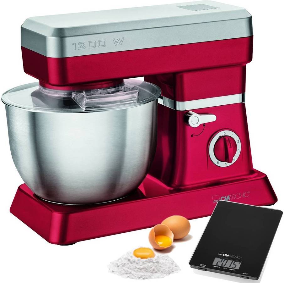 Amasadora CLATRONIC KM 3630 Rojo