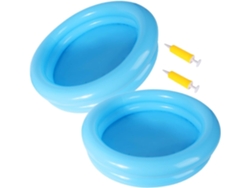 Galpada 2juegos Piscina Inflable Pequeña Redonda Gruesa Para Bebés Agua Interiores Nadar