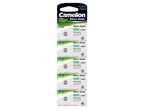 Pila CAMELION Reloj SR59/SR59W / G2 / LR726 / 396/196 SR726 blíster 5 unid.