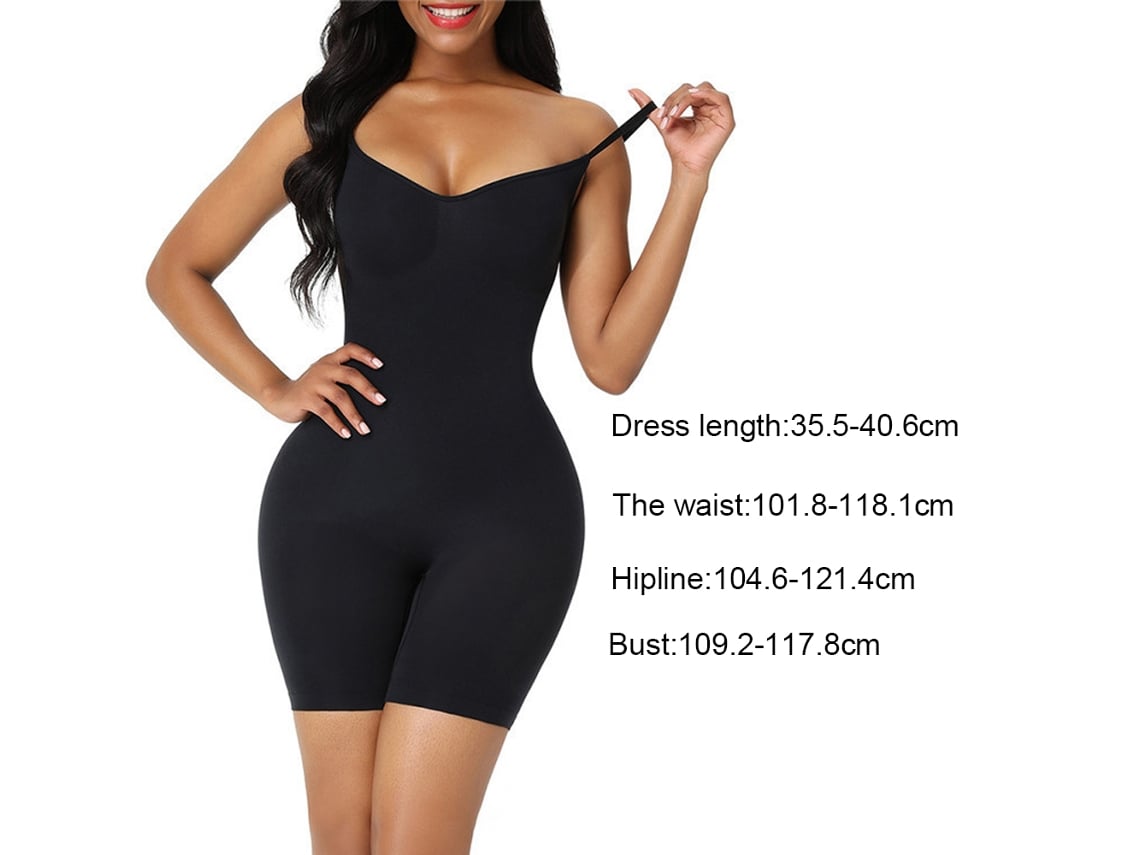 Body de Mujer ELKUAIE Trajes Cuerpo Completo Sin Costuras Fajas Control  Barrigai Sin Mangas Shaper Sculpting Tank Nylon (GG)