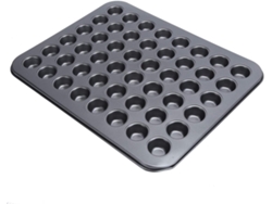 Molde para muffins - Mini - Rinde 48 muffins - Antiadherente - Dimensiones: 40,7 x 32,2 x 2 cm