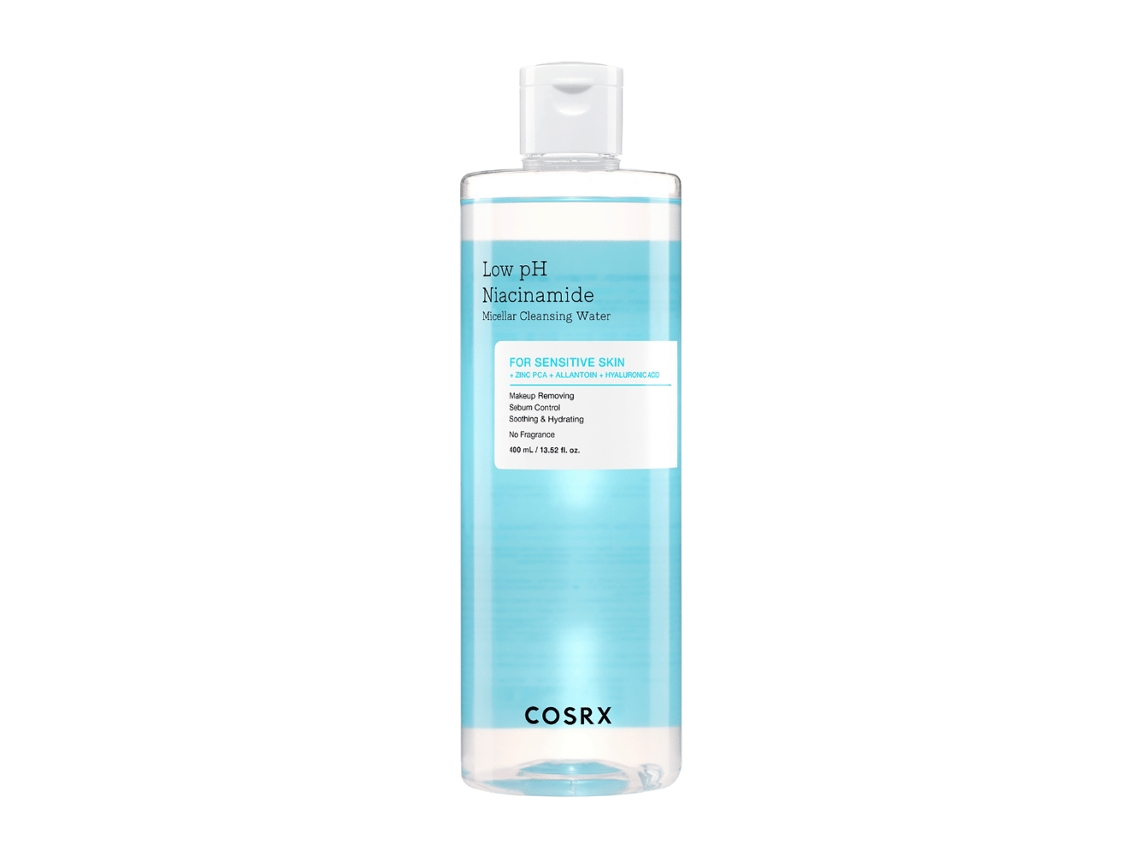 Agua Micelar Limpiadora con Niacinamida de Bajo pH para Piel Sensible y Grasa (400 ml) Cosrx