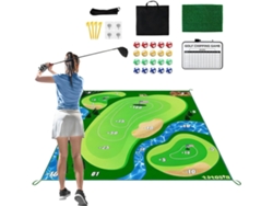 Tapete de entrenamiento de golf, tapete de césped sintético portátil Gokoco para práctica de golf
