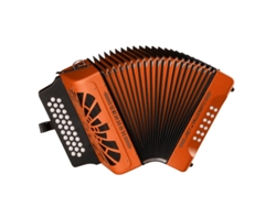 HOHNER concertina el rey del vallenato laranja gcf