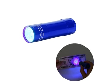 Comprobador De Efectivo Multifuncional Linterna Ultravioleta SLOWMOOSE (Azul)