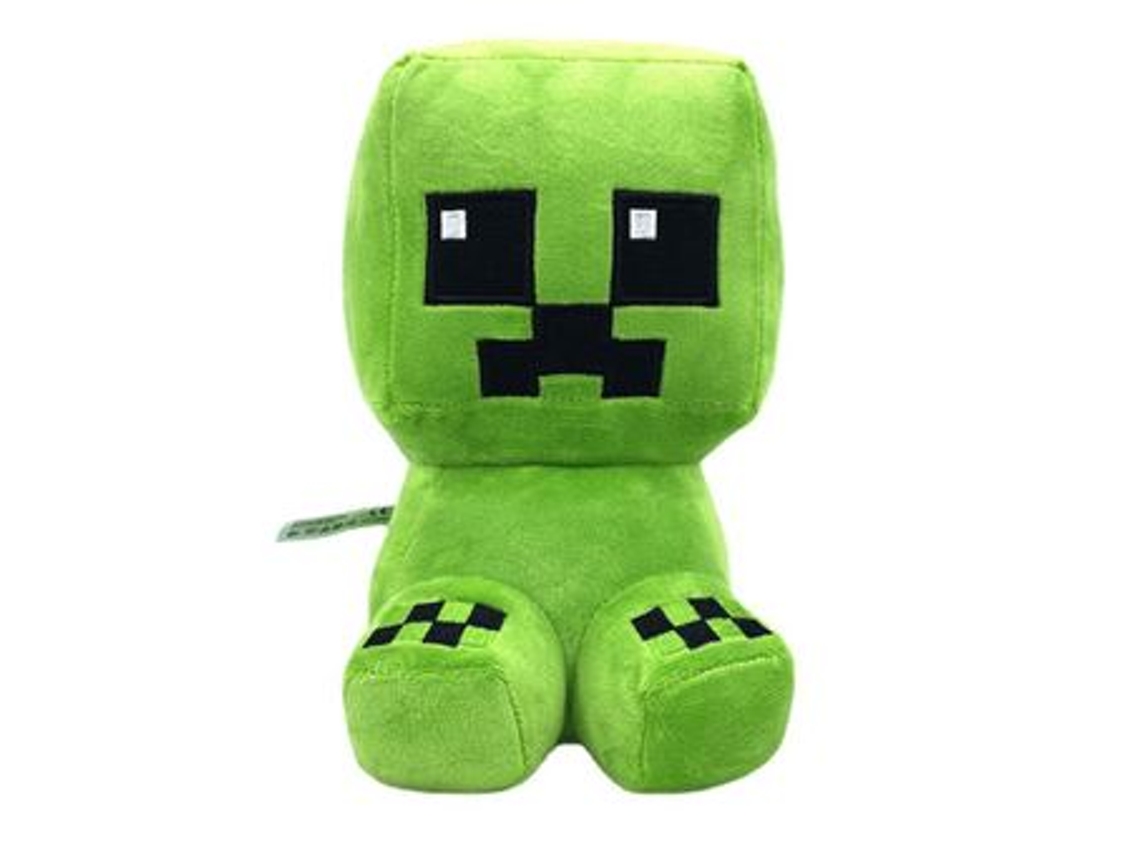 Peluche Creeper Sentado, Verde - 1 Unidad