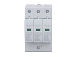 Protector Contra Sobretensiones Residencial De 150 Ka, Ignífugo, De Policarbonato, 385 V, 3 Polos, Para Panel Eléctrico.