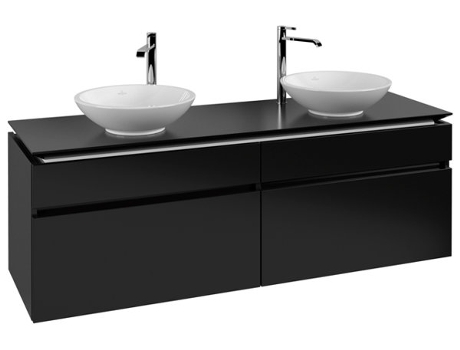 Mueble de tocador Villeroy &amp Boch Legato B600 1600x550x500mm 2 lavabos