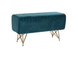 Descalzadora Poliester Metal Turquesa 90x31x47cm