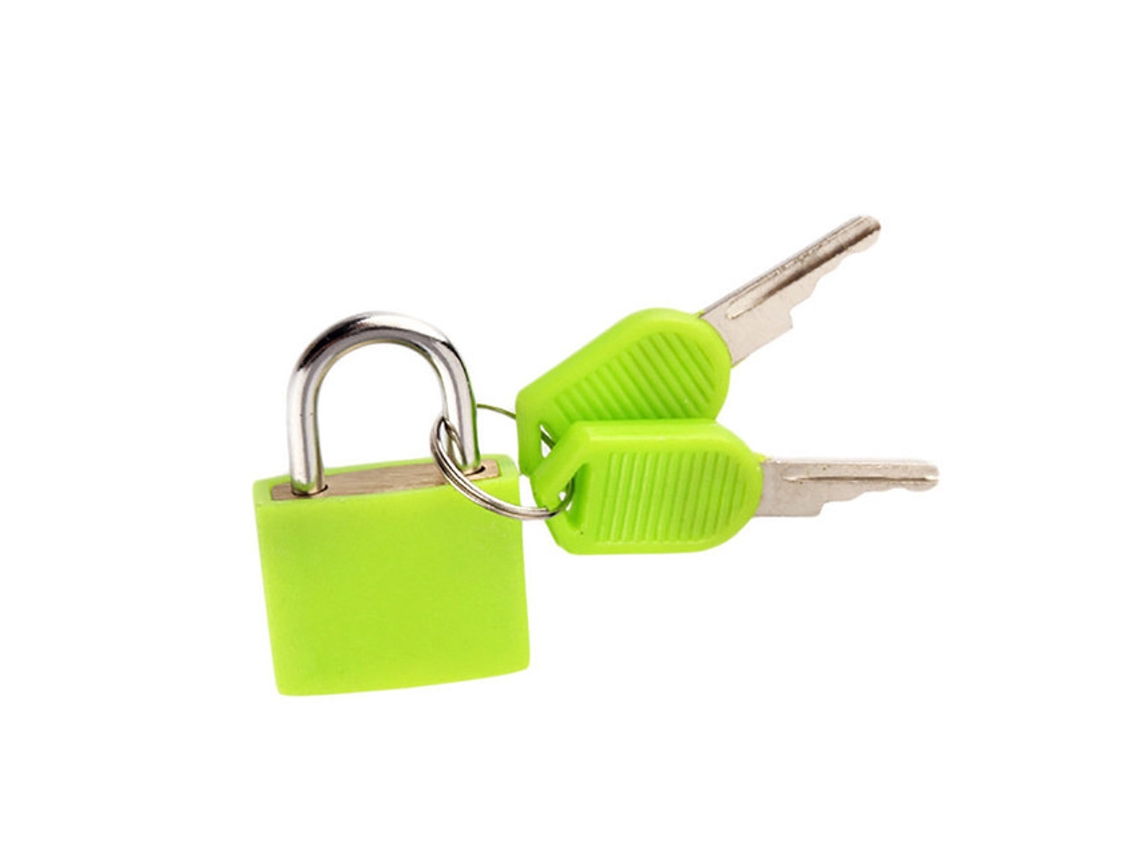 Candado de combinación para equipaje, antirrobo con núcleo de cobre, ideal para mochilas, maletas y armarios (verde)