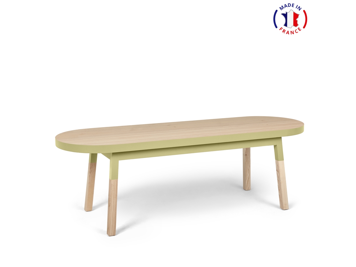 Mesa de Centro MON PETIT MEUBLE FRANÇAIS (Rojo de Pluduno - Madera - 140 x 45 x 45 cm)