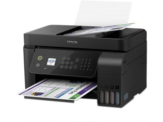 Impresora EPSON EcoTank ET-4700 (Multifunción - Inyección de Tinta - Wi-Fi) — A4 | 5760 x 1440 Píxeles