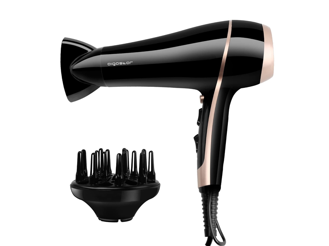 Secador de Cabello AIGOSTAR Lora 33LNK (2400W - 3 Niveles de temperatura)