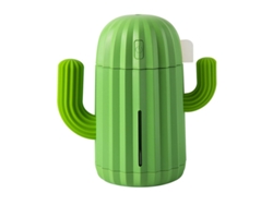 Humidificador 340ml Cactus USB Ultrasonido Cronometraje Aromaterapia Difusor