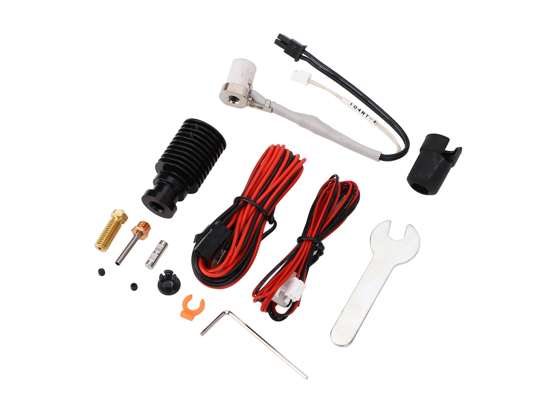 Kit De Boquilla Caliente Cerámica Para Impresora 3d, 24v 50w, Refrigerador, Varilla Calefactora, 0.4mm, Repuesto De Hotend