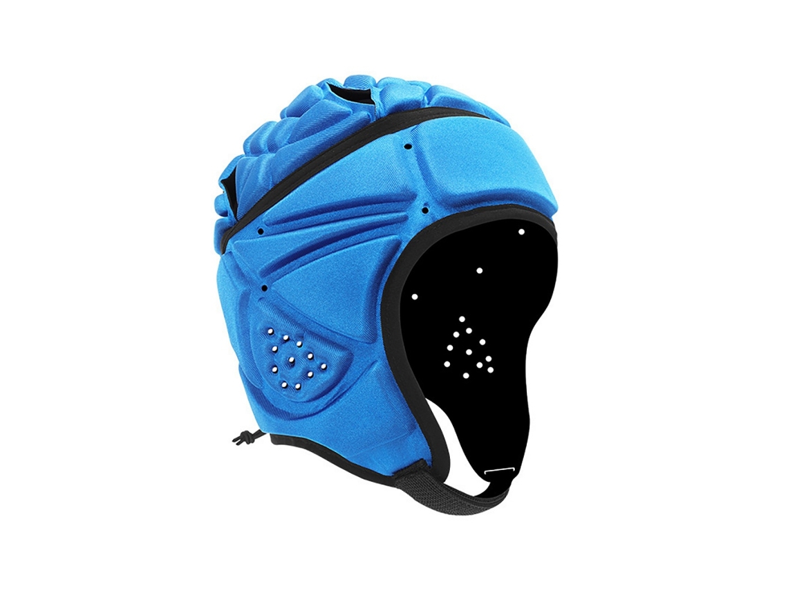 Casco de rugby suave, casco de fútbol, casco de seguridad deportivo para niños Mdug (b)