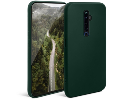 Funda Minimalist Series Meia Noite Fina Acabamento para Oppo Oppo Reno2 Z MOOZY Textura Suave Negro