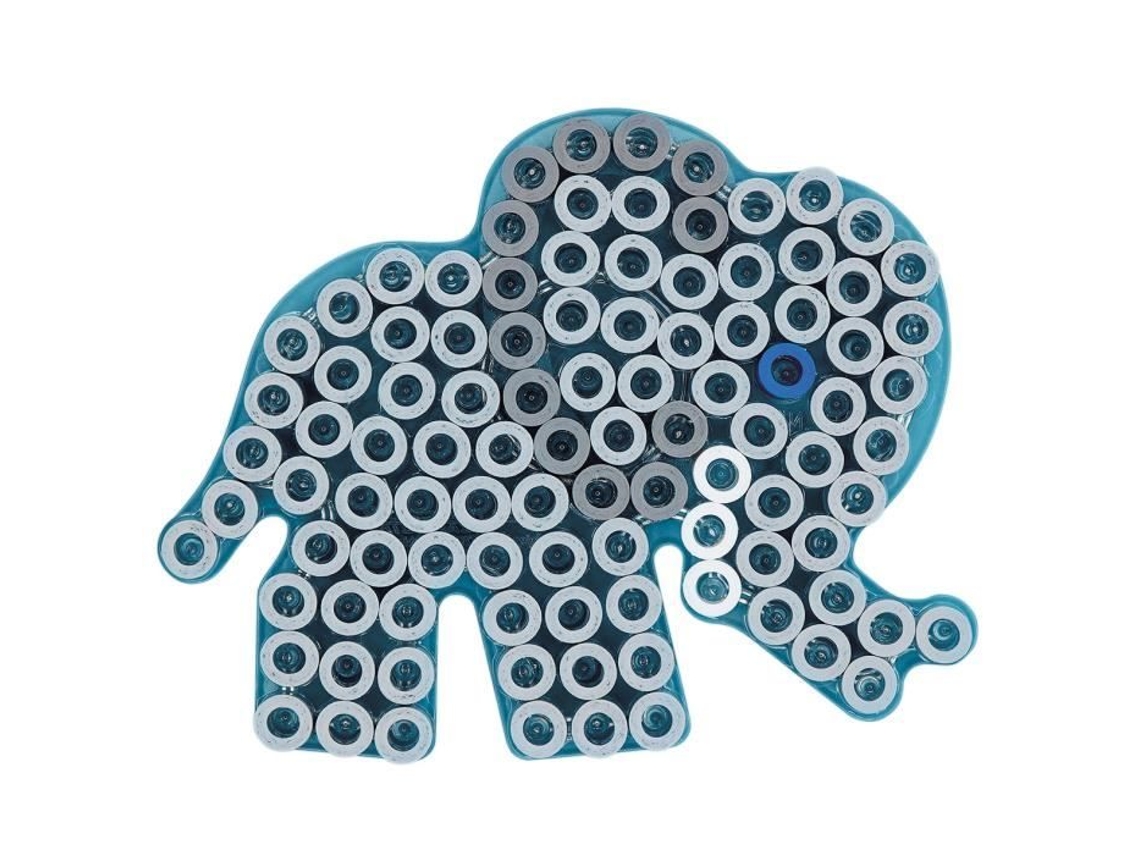 Plancha de planchar - Hama - Elefante - Transparente - Ø10 mm - Para niños a partir de 3 años