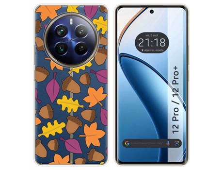 Funda Diseño Otoño para Realme 12 Pro 5G / 12 Pro Plus 5G TUMUNDOSMARTPHONE Silicona Multicolor